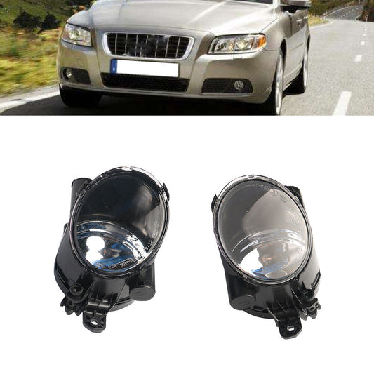 Left and Right Fog Light Lamp without Bulb for Volvo S80 2007-2013 V70 2008-2010