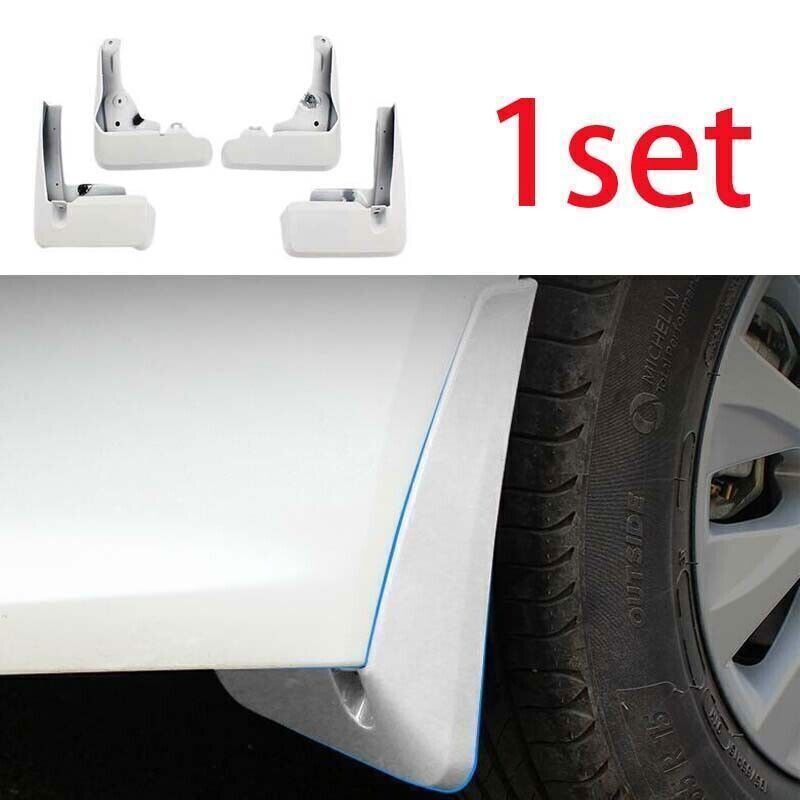 4X Paint White Mud Flaps Splash Guards Fender 2022-2024 for Toyota for Corolla Cross