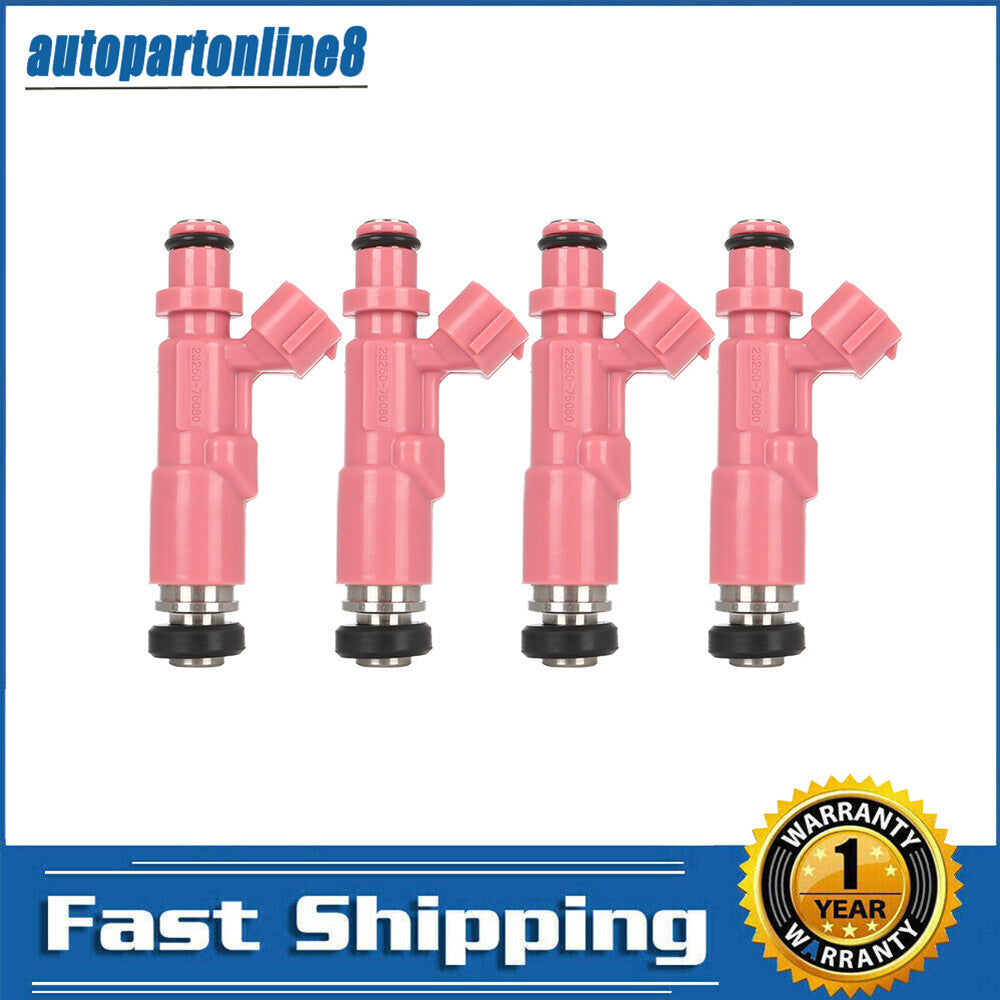 23250-75080 4-piece fuel injector kit for Toyota Tacoma 98-04 4Runner 98-00 2.7L-L4