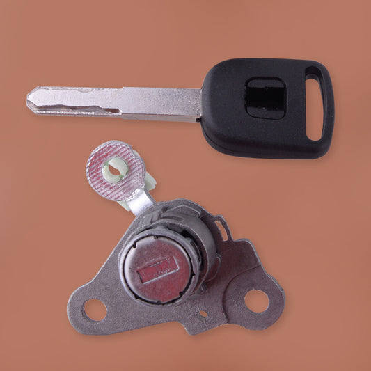 Left Door Lock Cylinder with Key Set Anti-theif Fit for for Honda Fit Jazz 03-08 New v