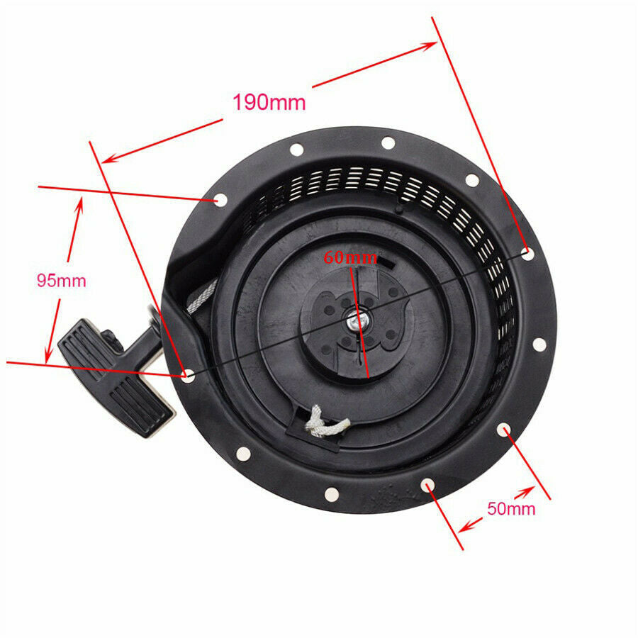 for Yamaha MZ300 Engine Motor Generators Recoil Starter Pull Start Durable 190mm Q