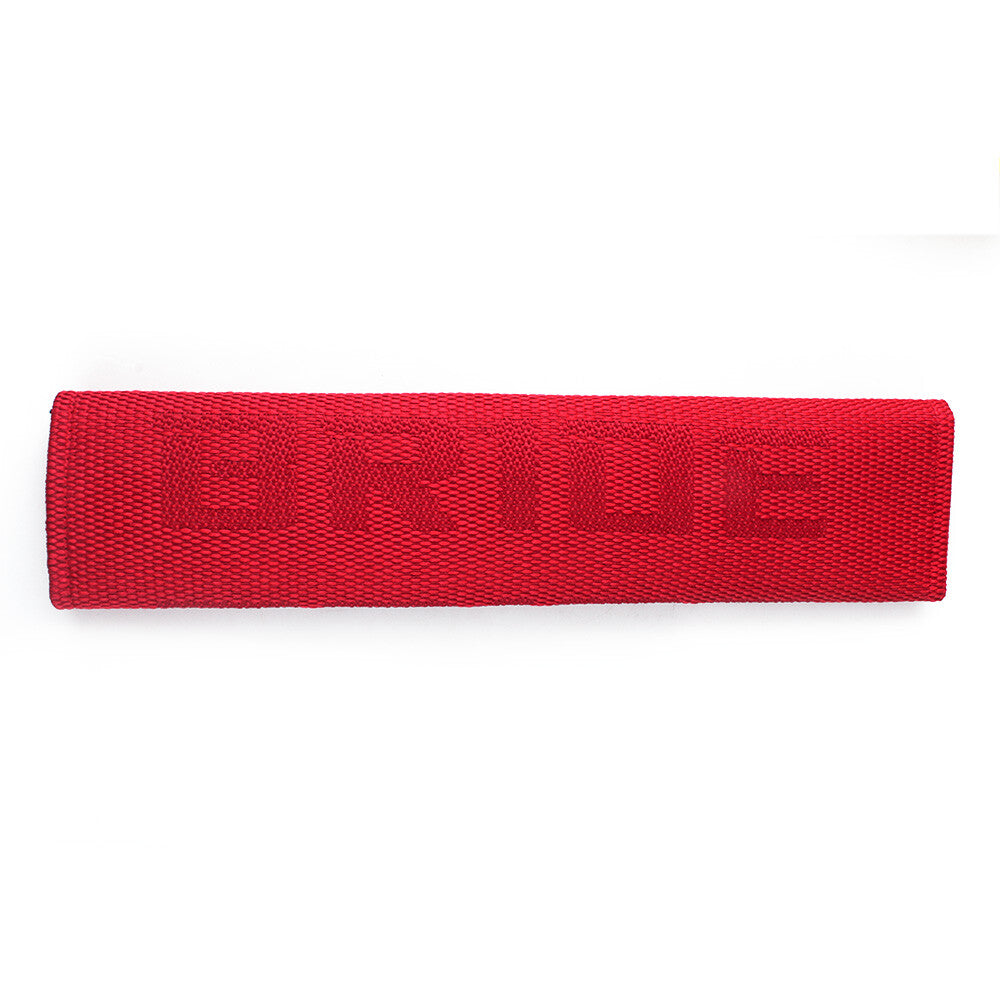 1Pair BRIDE Red for Seat Belt Cover Shoulder Pads Fabric Racing for Seat Material