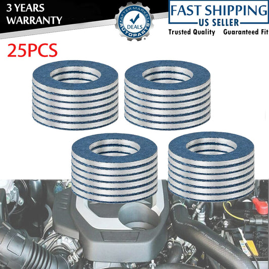 25pack Oil Drain Plug Gasket Crush washer 90430-12031 for Toyota Parus Tundra Q