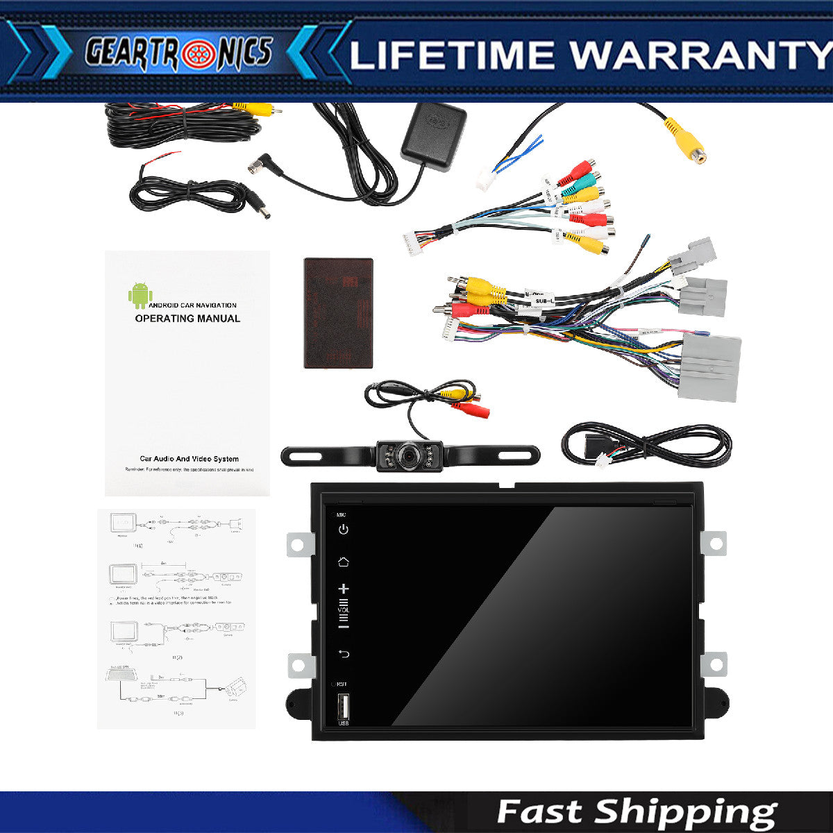 for Ford for Mustang 2005-2009 7 Carplay Car Stereo Radio Android 12 GPS WIFI SY