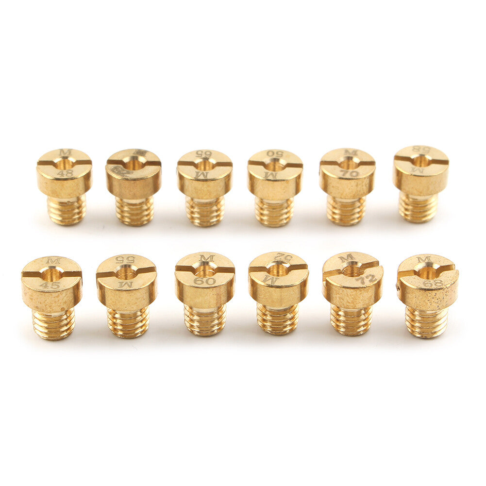 12x M5 Main jet For Dellorto Carburetor SHA SHB UA UB PHBG VHB-CS VHBT-CS 75-102 Q