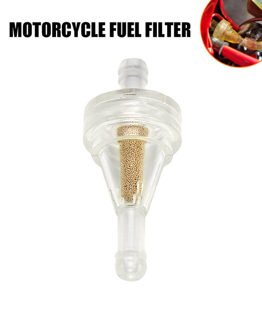 1 piece of motorcycle gasoline 6mm fuel filter straight-through off-road bicycle all-terrain vehicle suitable for Honda for Yamaha Q