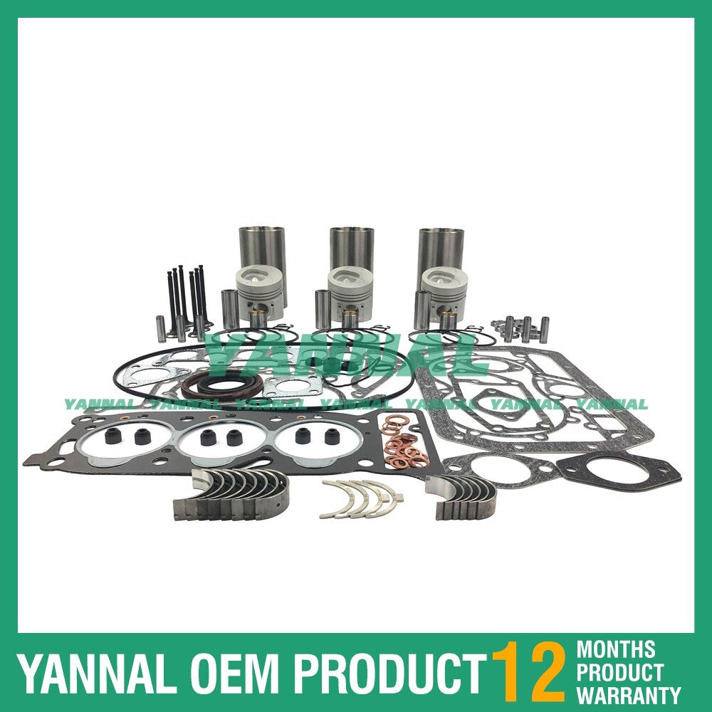 Overhaul and rebuild kit with washers for bearings suitable for Isuzu 3KR2