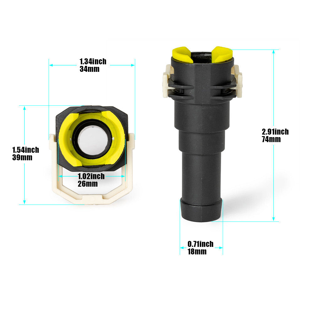 1PCS Cooling Heater Water Hose Connector D65161240 for Mazda 3 for Mazda 5 6 2 NEW Q
