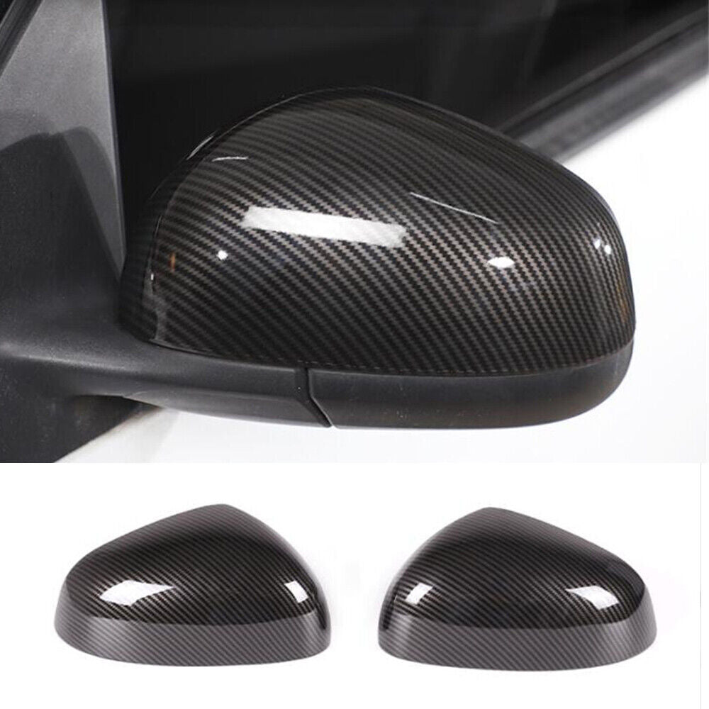 Two carbon fiber side mirror caps for Smart 2016-2021 n