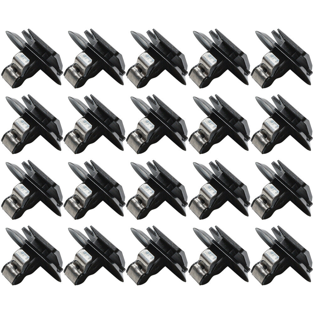 20 x Interior Clips 24405739 Black Fits for Opel for Renault for Peugeot for Vauxhall