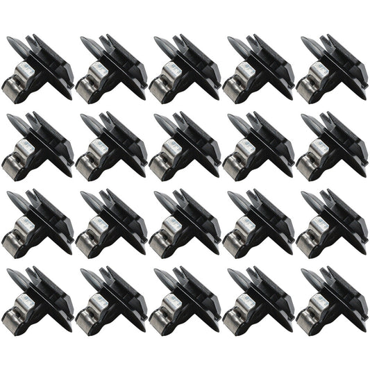 20 x Interior Clips 24405739 Black Fits for Opel for Renault for Peugeot for Vauxhall