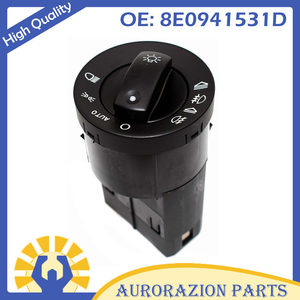 Headlight and fog light switch control 8E0941531D, suitable for Audi A4, S4, RS4, B6, B7, new. n