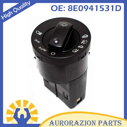 Headlight and fog light switch control 8E0941531D, suitable for Audi A4, S4, RS4, B6, B7, new. n