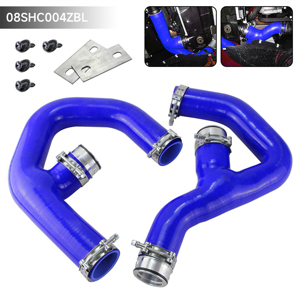Silicone Turbo Intercooler Pipe Hose for Golf MK5 MK6 GTI 2.0 FSi W/Adapters BL