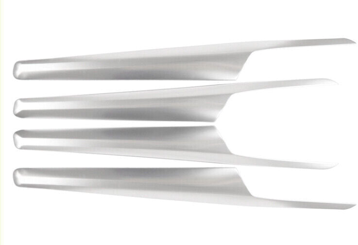 for Audi Q5 SQ5 2018-2024 ABS Matt Silver Inner Door Panel Strip Molding Trim 4P
