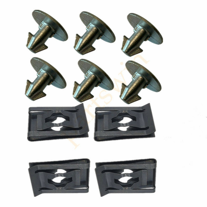 10 sets of lower hood bolts + access clips suitable for Honda Accord, for Civic , and CRV n