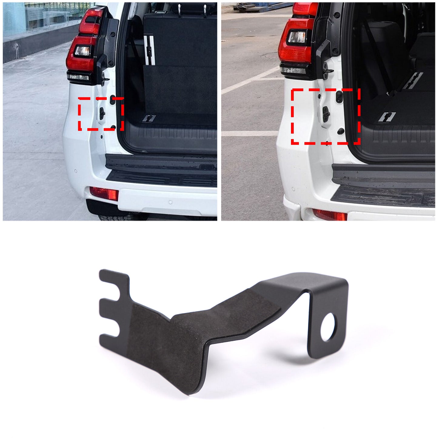 Right-side tailgate antenna mounting bracket trim for Land Cruiser Prado - n