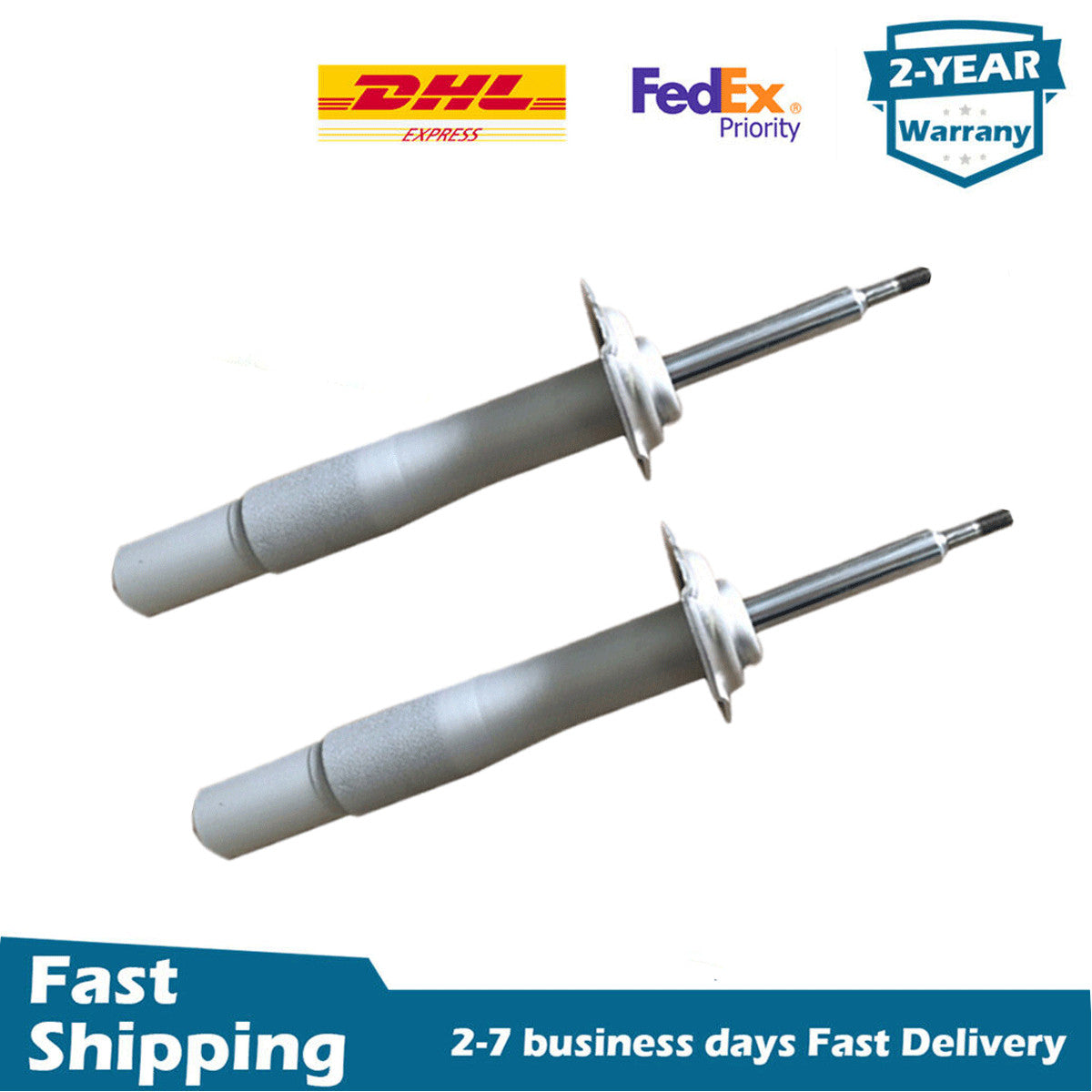 Pair Front Left Right Shock Absorber Struts w/EDC Fit for BMW E60 M5 2006-2010