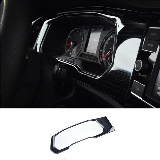 for Volkswagen for Jetta Mk7 2019-2022 Black Steel Instrument Panel Frame Cover Trim