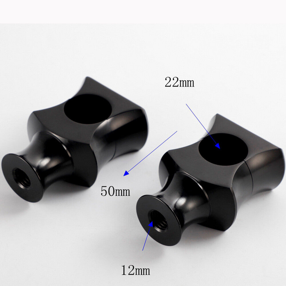 2-Piece 1-inch Handlebar Stem Tubes for Yamaha Midnight Silverado XV 1600 Q