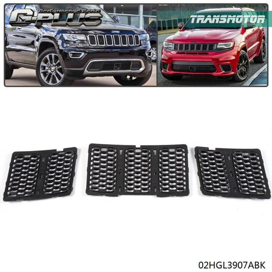 Fits 14-16 for Jeep Grand Cherokee Front Grille Insert Mesh Honeycomb Cover - v