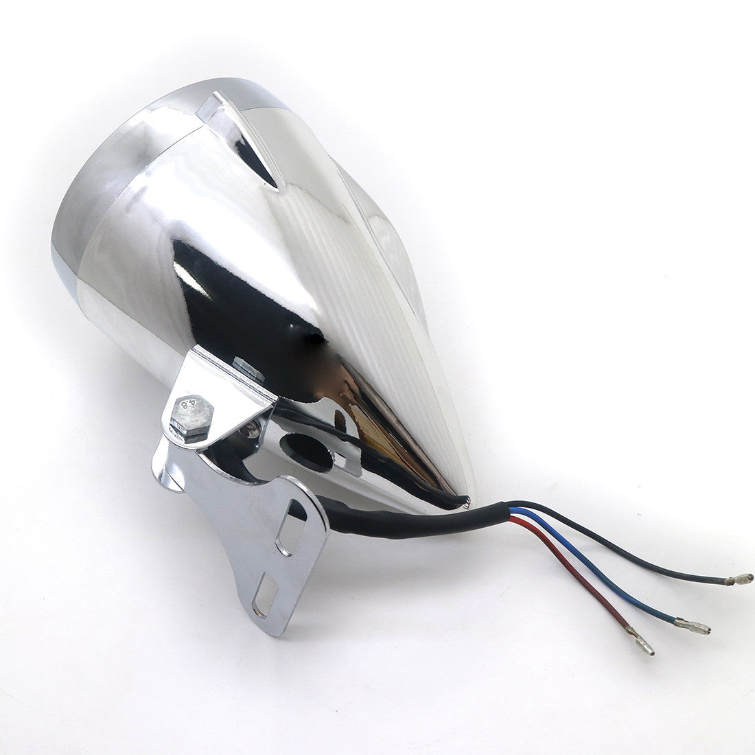 Motorcycle Chrome Bullet Retro Headlight for Honda for Suzuki for Yamaha for Kawasaki Custom Q