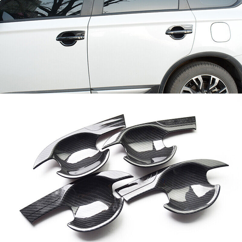 Carbon Fiber Style Rear Air Vent Panel Trim Cover For Highlander 2020-22 v