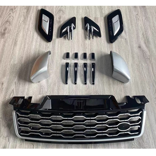 Front Grille Body Kit Trim W/Door Handle Cover Fit for Range Rover Sport 2018-22