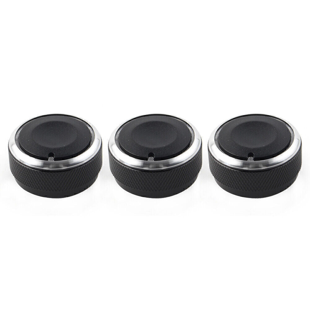 3Pcs Air Condition A/C Panel Control Switch Knob Cover Fit for MAZDA 3 M3 2004-2009