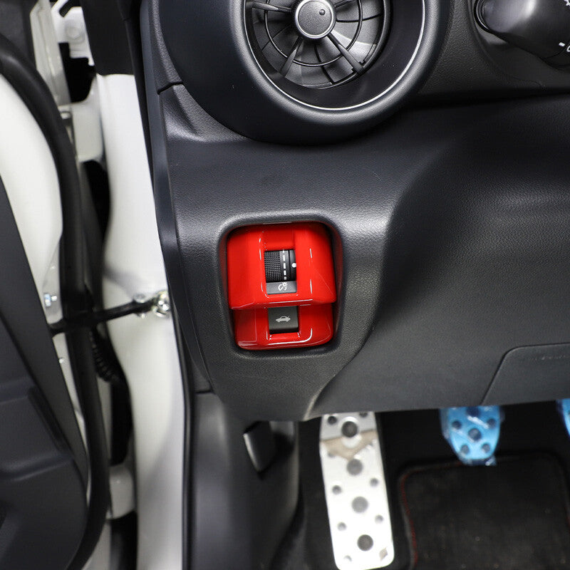 Matte Black Steering Wheel Button Cover Trim for 86/Sub@ru BRZ 2022-23- v