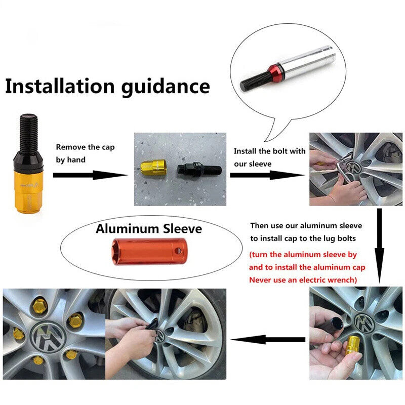 20x M14x1.5 Wheel Lug Bolt Set28mm Shank Ball for Seat Studs for Audi for VW for Benz Silver Q