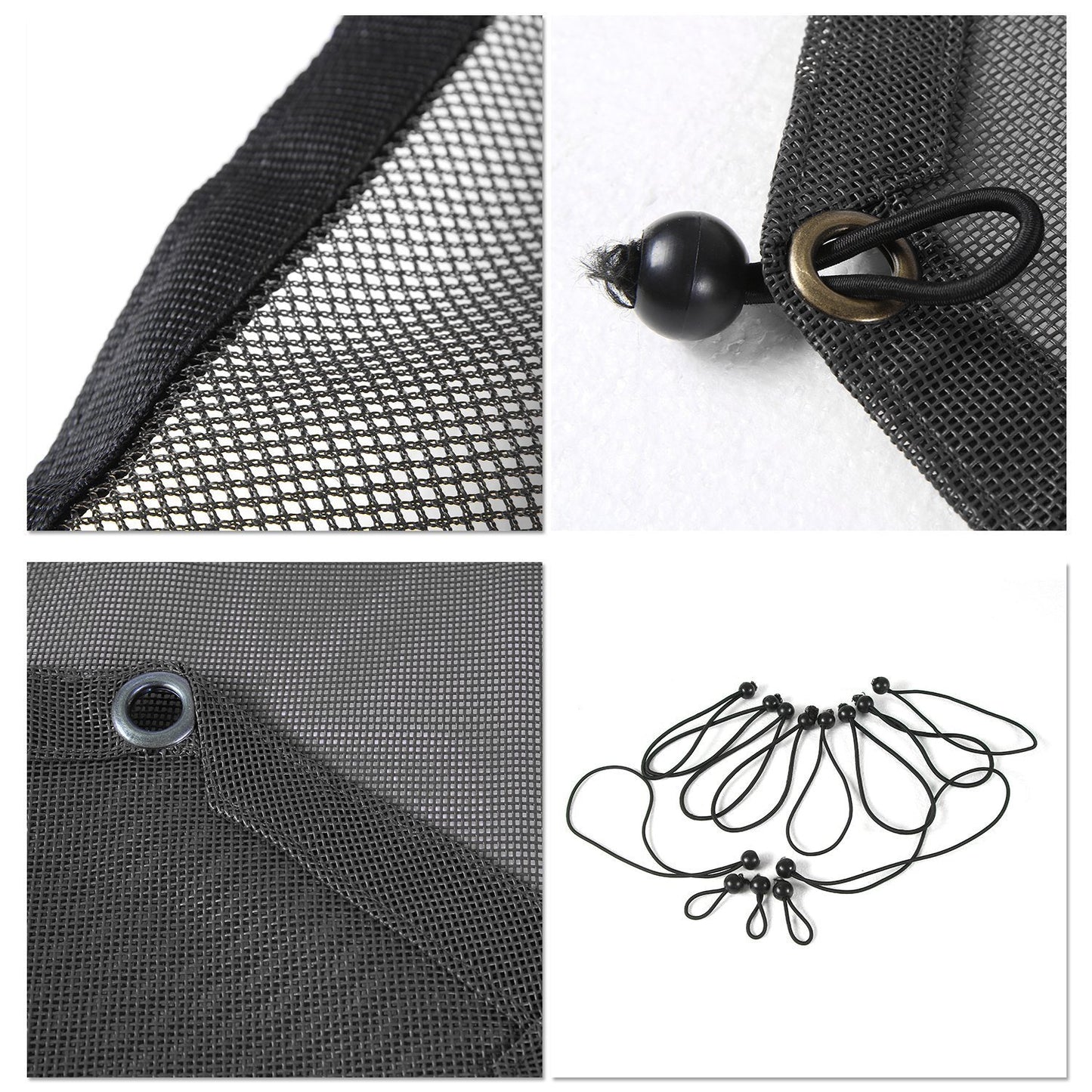 Mesh Shade Top Cover UV Sun Protection for Jeep for Wrangler JK 2007-2018 2/ 4 Door Q