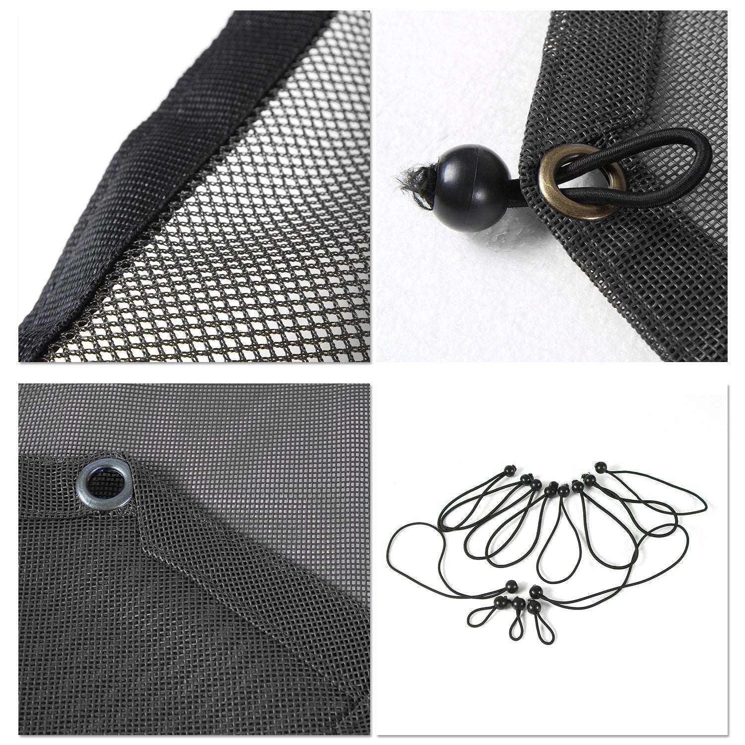Mesh Shade Top Cover UV Sun Protection for Jeep for Wrangler JK 2007-2018 2/ 4 Door Q