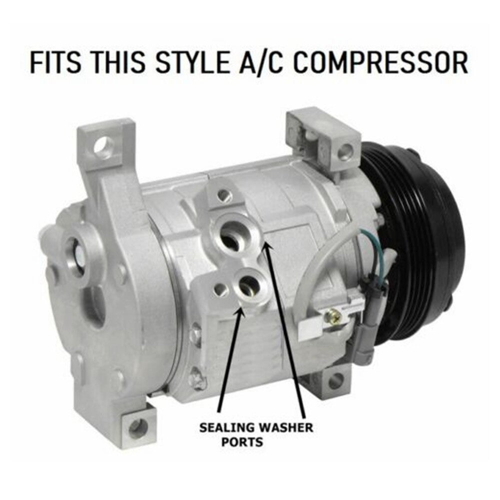 Aluminum LS replacement air conditioner compressor adapter accessory for 10S17F & 10S20F- n