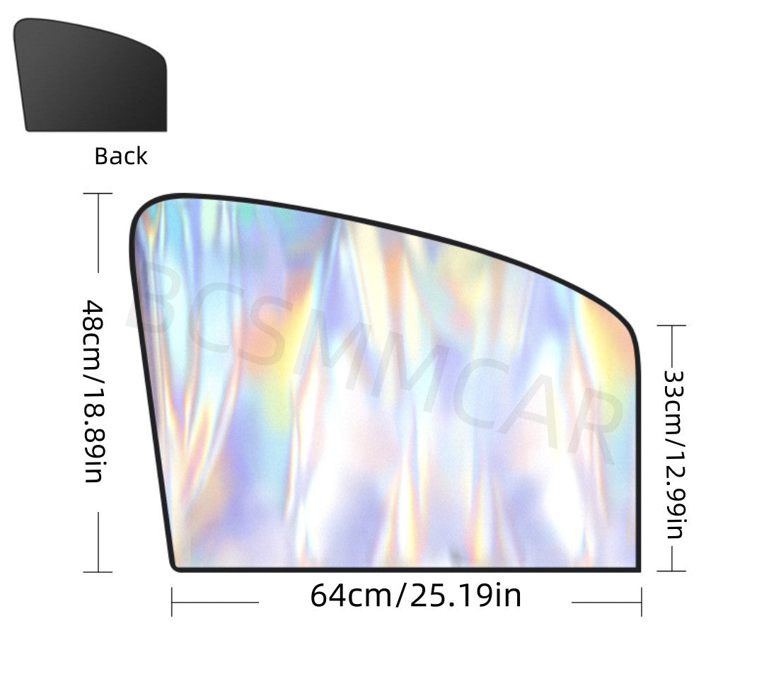 Car Sun Shield Curtains UV Protection Anit-Sun Cover Interior For Front Window Q