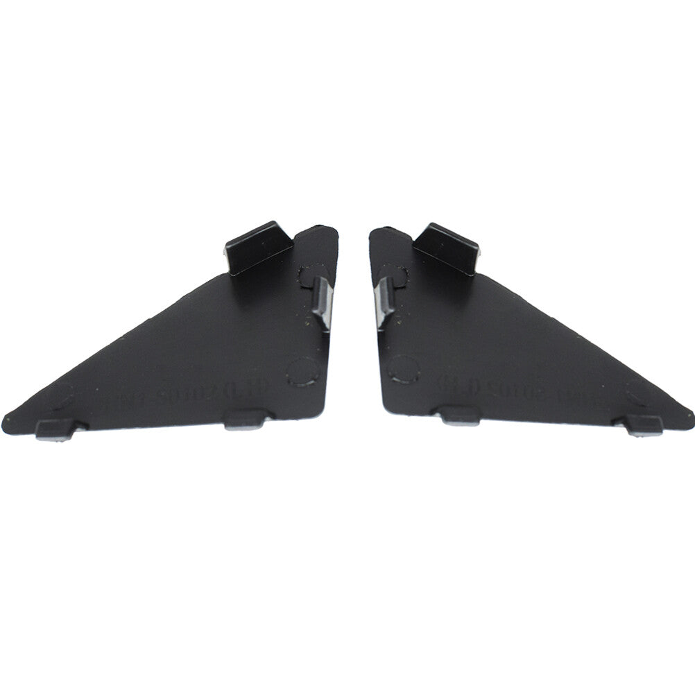 A pair of front bumper lower grille tow hook eye shield covers for Mazda 3 2014 - 2016 - n