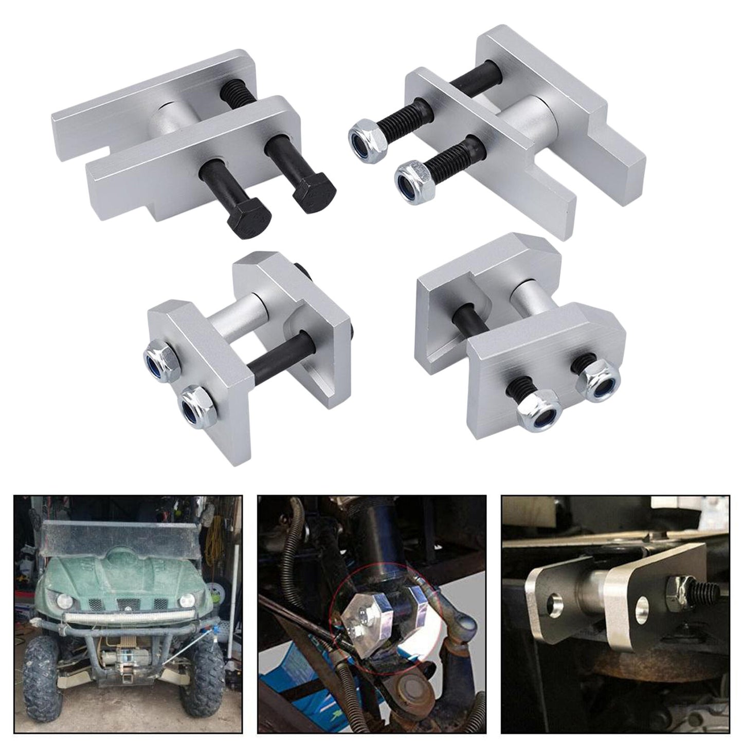 2in Full Lift Kit Fit for Yamaha Rhino 450 660 700 2004-2009 Sport or SE Silver