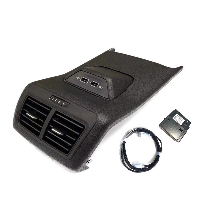 Rear A/C Air Vent Outlet Center Armrest With USB for Golf 7 MK7 2013-2017