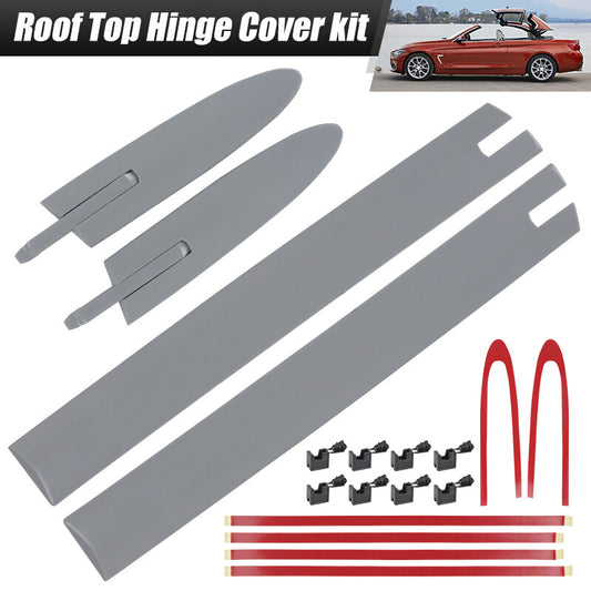 4Pcs Left+Right Convertible Roof Top Hinge Cover Clip for BMW 335i M3 M4 F83 E93