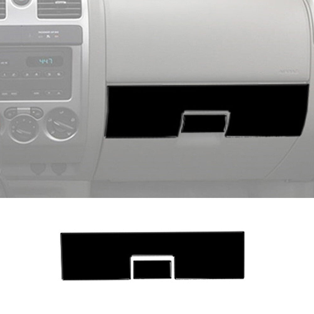 Red Carbon Fiber CD Player Panel Decorative Trim Cover for Subaru Forester 05-06 v