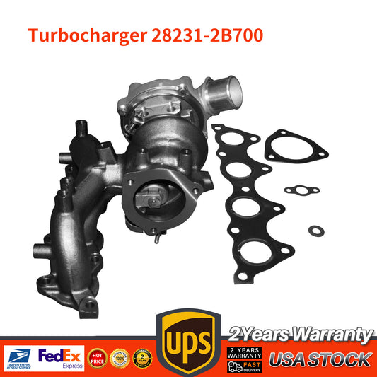 Turbocharger 28231-2B700 For 2013-2017 for Hyundai for Veloster for Kia Forte 1.6L USA