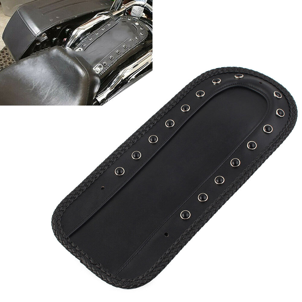 Rear Fender Bib Studs Solo for Seat Black for Harley Street Electra Glide Road King