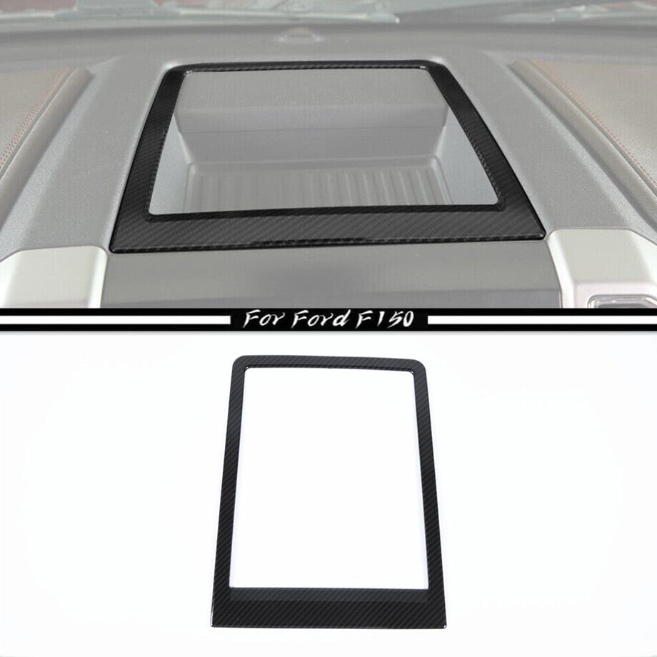 Carbon Dash Center Console Storage Box Frame Covers Trim For 2015-2020  for ford  F150