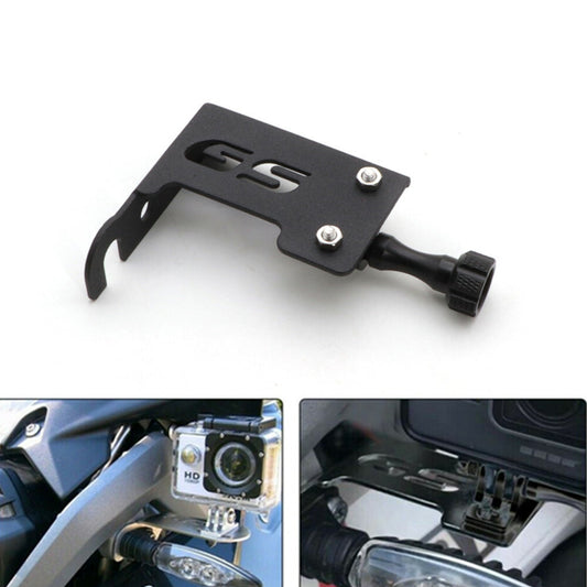 Black Left Camera Mount Bracket for BMW R1200GS GS LC /ADV Adventure 2014-2018 Q