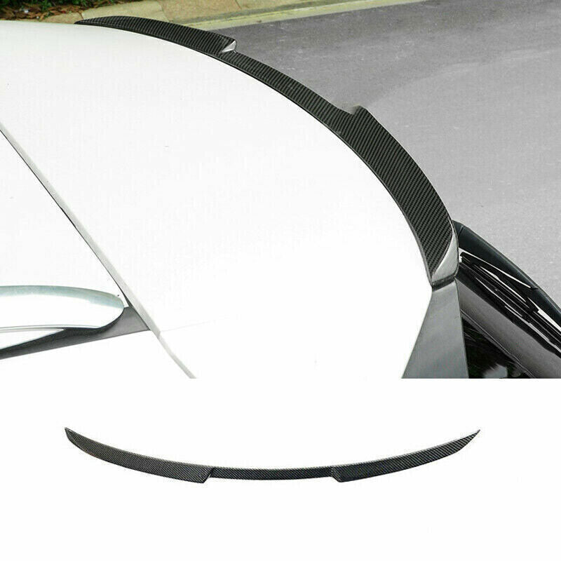 for LEXUS NX200 200t 300h 2015-21 Carbon Fiber Rear Trunk Wing Spoiler Lip Trim n