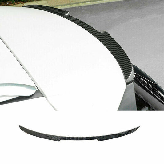 for LEXUS NX200 200t 300h 2015-21 Carbon Fiber Rear Trunk Wing Spoiler Lip Trim n