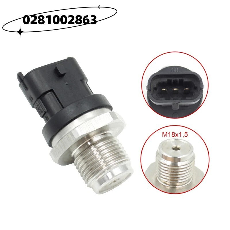 Fuel rail pressure sensor kit for Kia (model 0281002863), 1 piece. n