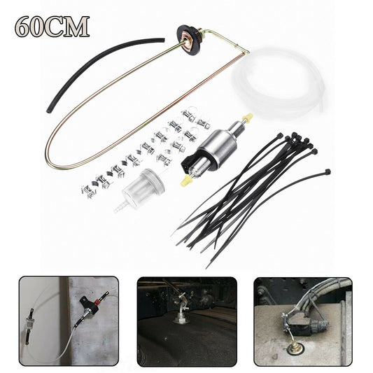 60CM Fuel Tank Sender Stand Pipe Kit For 12V 3-8KW Diesel Air Heater Thermostat Q