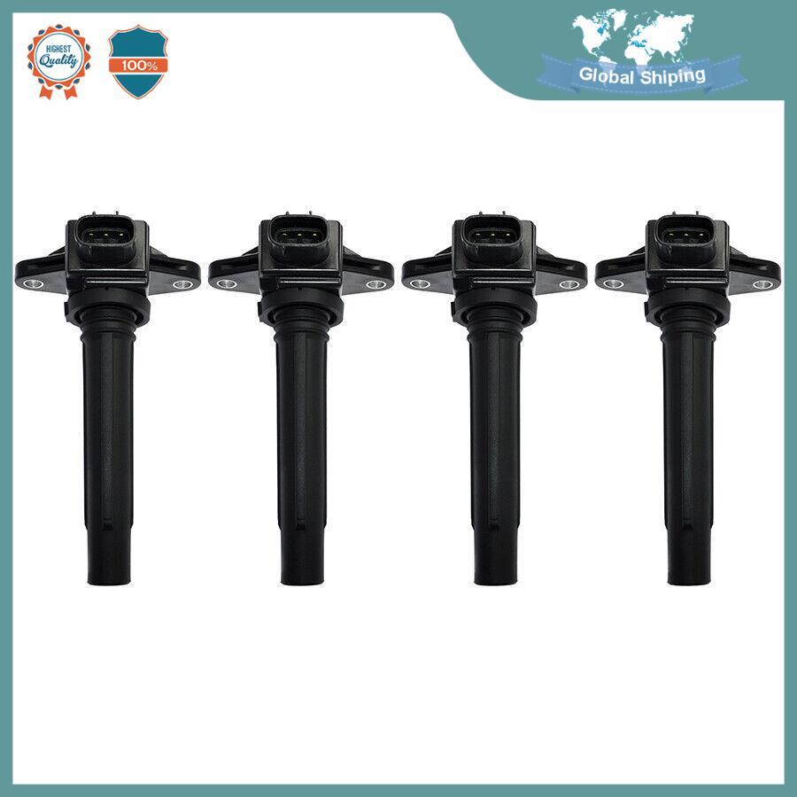 4-Piece Ignition Coil 4-Stroke 1800 RPM for Yamaha WaveRunner Boat 6S5-82310-00-00