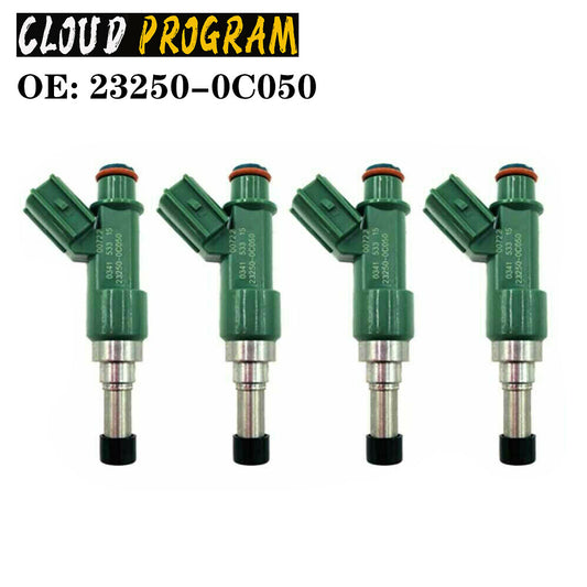 4 Pcs Fuel Injector 23250-0C050 For Hilux Vigo 2TR Car-styling v